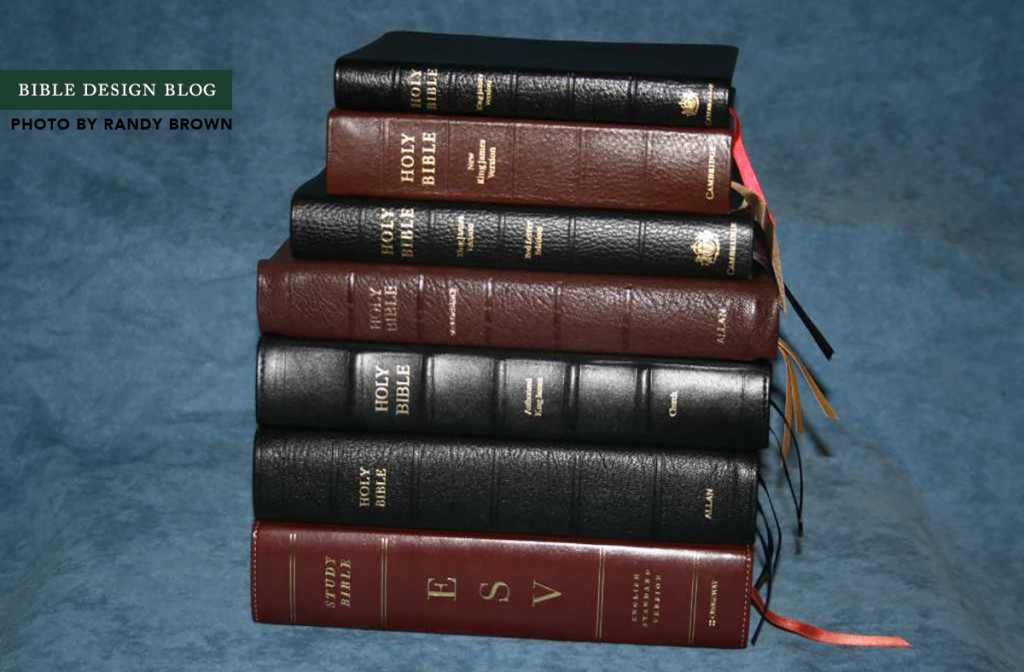 Guest Post on Bible Design Blog: Why You Need More than One Bible