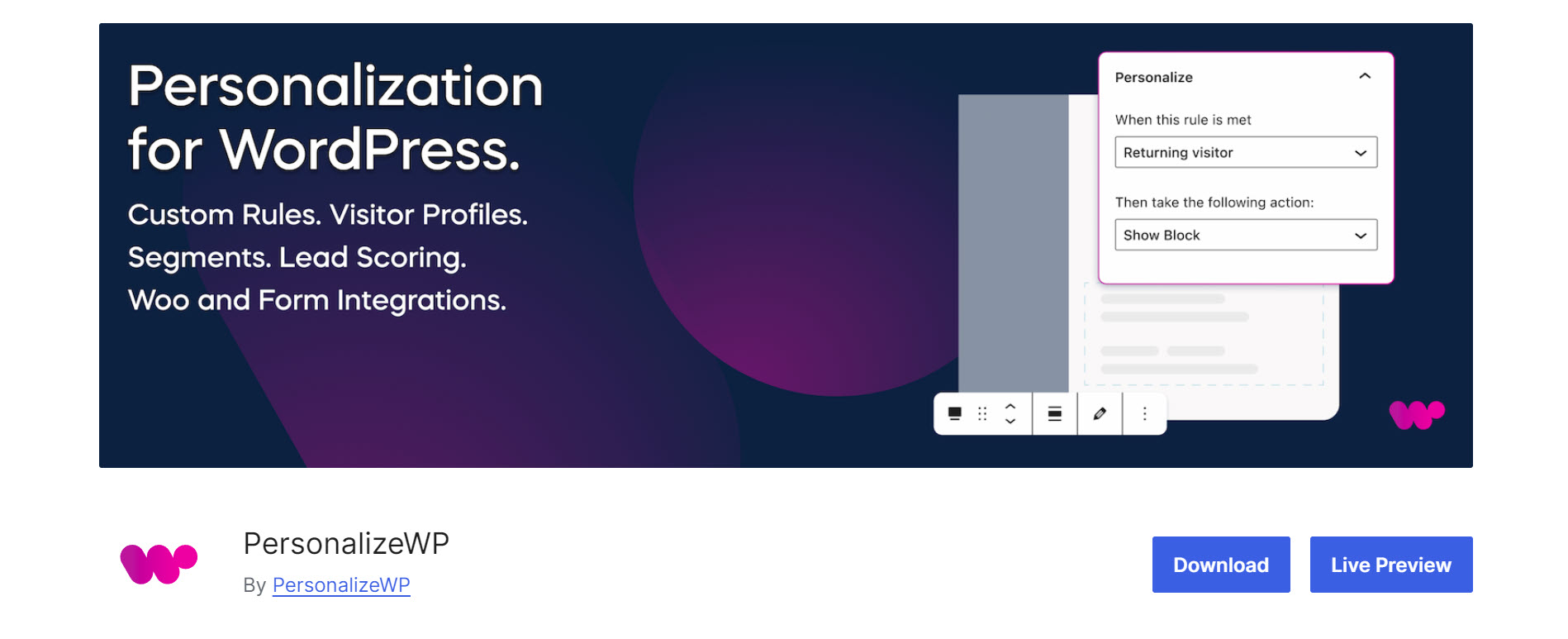 How to Control WordPress Blocks with PersonalizeWP